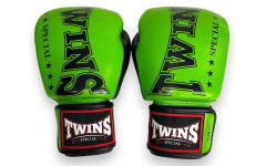 Боксерские перчатки TWINS Special BGVL3-2TA green black 10 oz