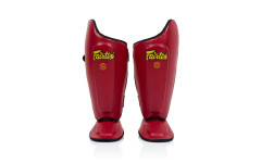 Защита голени Fairtex SP8 red XL