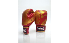 Боксерские перчатки TWINS Special FBGVL3-49 gold red 10 oz