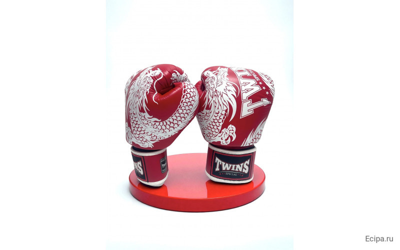 Боксерские перчатки TWINS Special FBGVL3-49 red white 14 oz