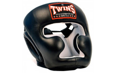 Защитный боксерский шлем Twins HGL6 black L Защитный боксерский шлем Twins HGL6 black L