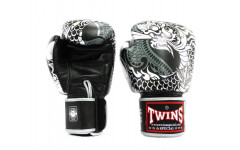 Боксерские перчатки Twins Special FBGVL3-52 Dragon black-silver 10 oz