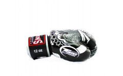 Боксерские перчатки Twins Special FBGVL3-52 Dragon black-silver 10 oz