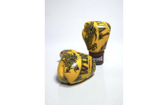 Боксерские перчатки Twins Special FBGVL3-49 yellow black 10 oz