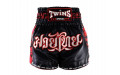 Шорты для бокса Twins Special TBS skull black M Шорты для бокса Twins Special TBS skull black M