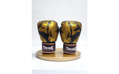 Боксерские перчатки TWINS FBGVL3-49 black gold 10 oz