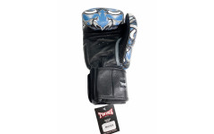 Боксерские перчатки Twins FBGVL3-58 (Кабуки) gray 10 oz
