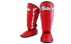 Защита голени Fairtex SP7 red XL
