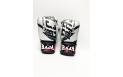 Боксерские перчатки Raja model 3 silver 14 oz